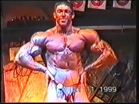 Bodybuilder in Small Posers